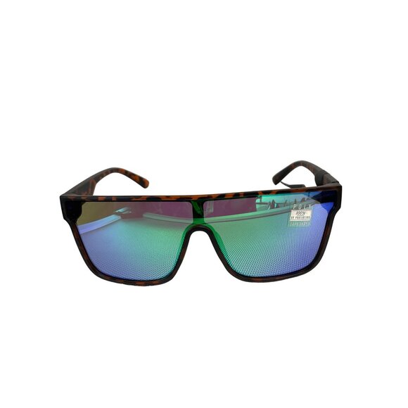 Kreedom Polycarbonate Sunglasses Blue Lenses Tortoise Shell Fashion Eyewear NEW - Picture 1 of 6